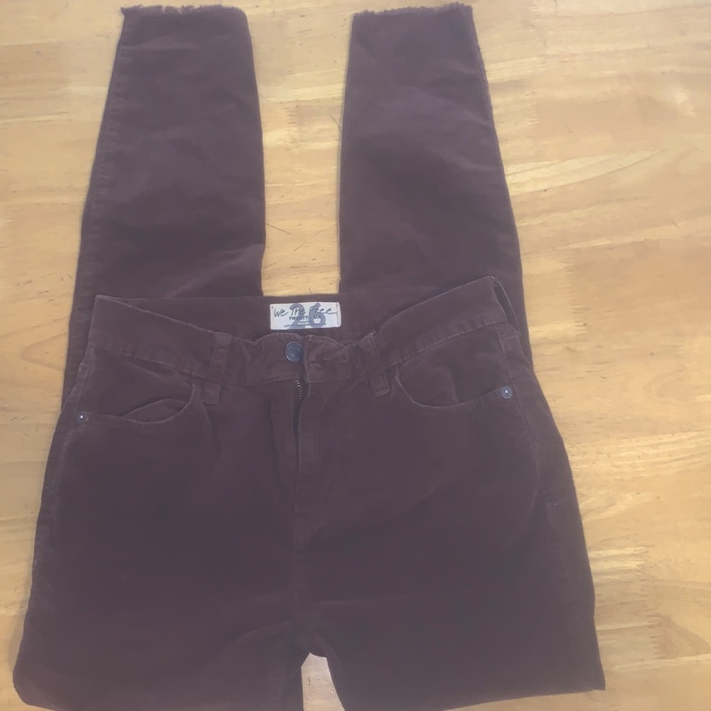 Free people Brown corduroy pants
